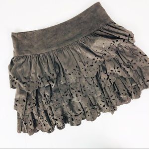 ModCloth | Ryu Faux Suede Skirt